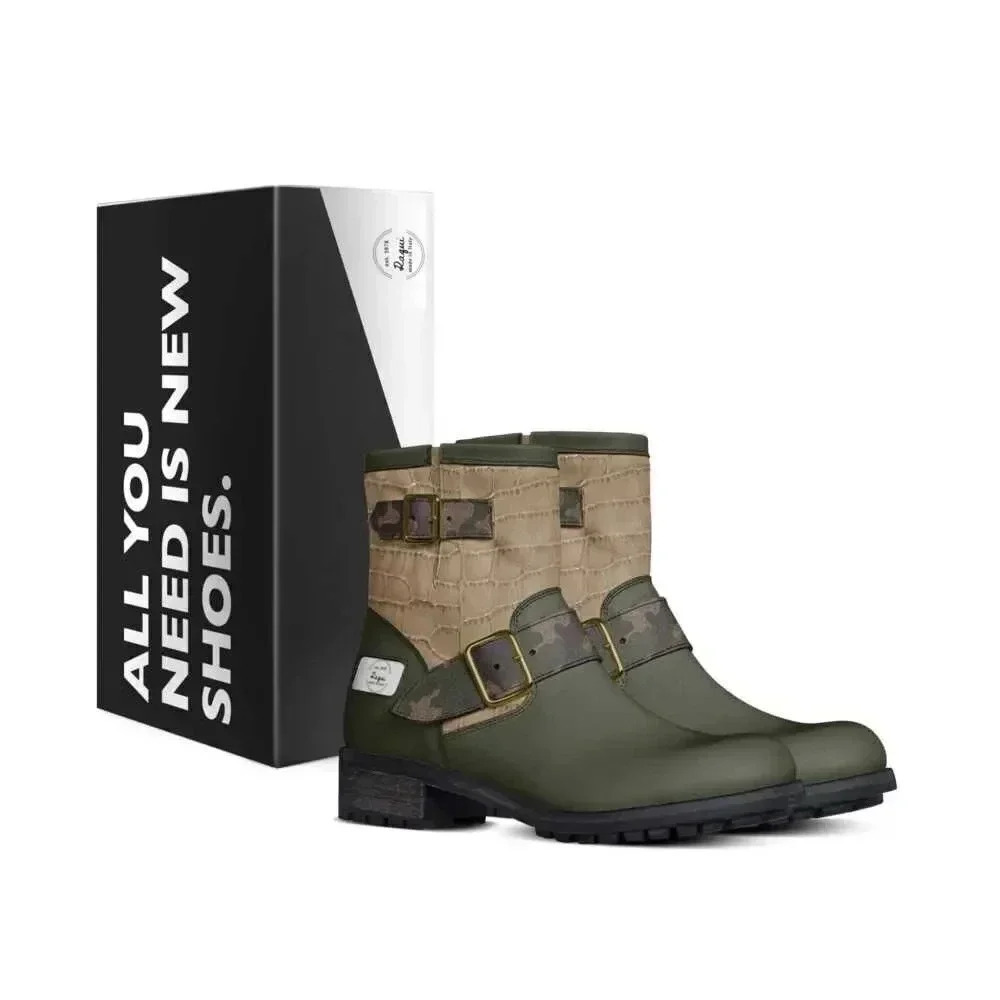 Limited Edition Raqui Police Belted Boot Made In Italy 🇮🇹
